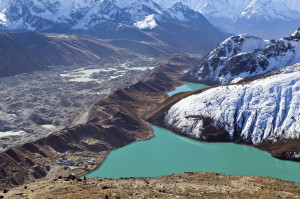 Himalayas landscape, Ngozumpa Glacier